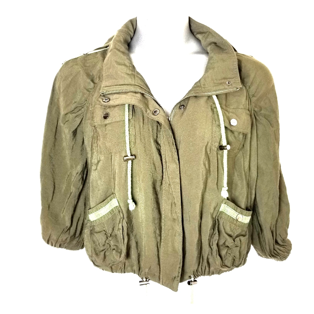 🪖Army Green Zip Up - Picture 1 of 6